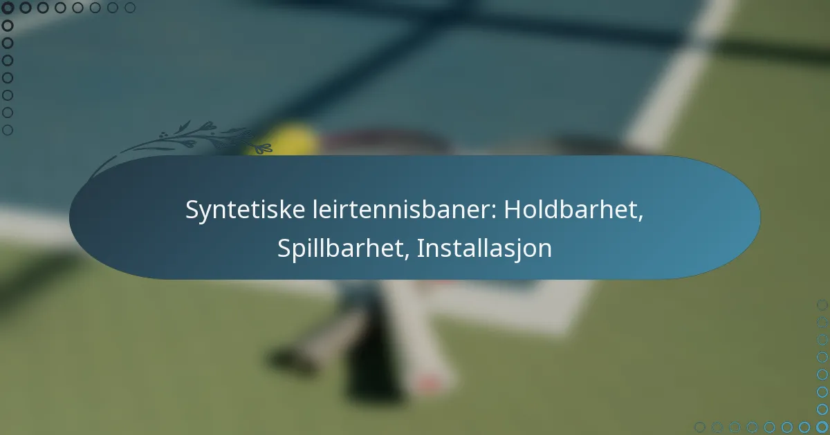 featured-image-syntetiske-leirtennisbaner-holdbarhet-spillbarhet-installasjon